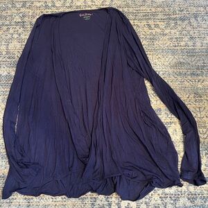 Lilly Pulitzer Navy Open Cardigan - Size M